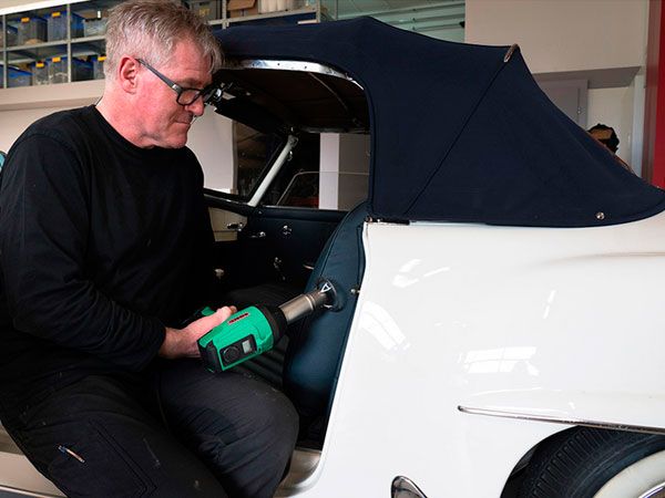 Ремонт при помощи аппарата LEISTER